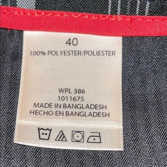 NWT Haggar Flat Front Black and Gray Plaid Shorts Size 40 Waist #116 - Picture 8 of 9